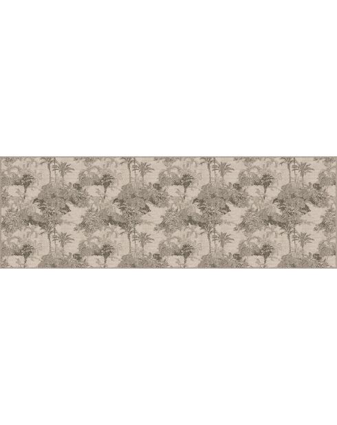 Tête de lit en vinyle Sri Lanka beige - 80x300 cm