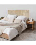 Tête de lit en vinyle Natural Arcos Dorados beige - 80x105 cm