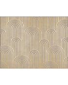 Tête de lit en vinyle Natural Arcos Dorados beige - 80x105 cm