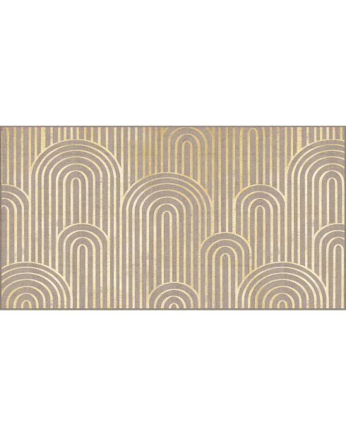 Tête de lit en vinyle Natural Arcos Dorados beige - 80x150 cm