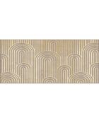 Tête de lit en vinyle Natural Arcos Dorados beige - 80x180 cm