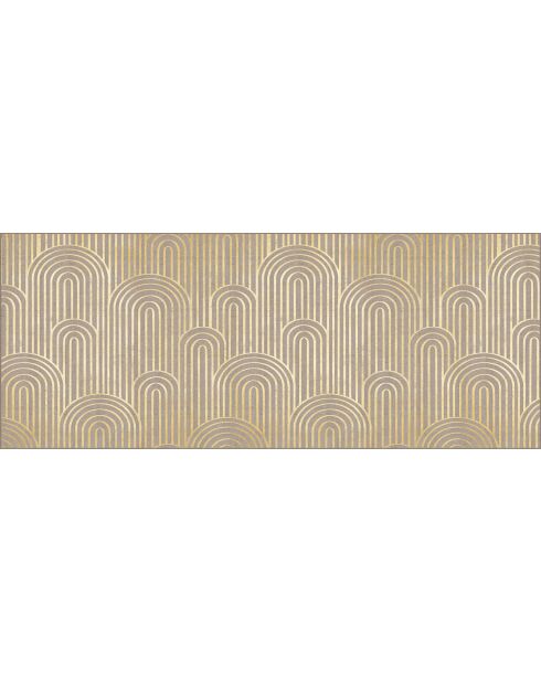 Tête de lit en vinyle Natural Arcos Dorados beige - 80x200 cm