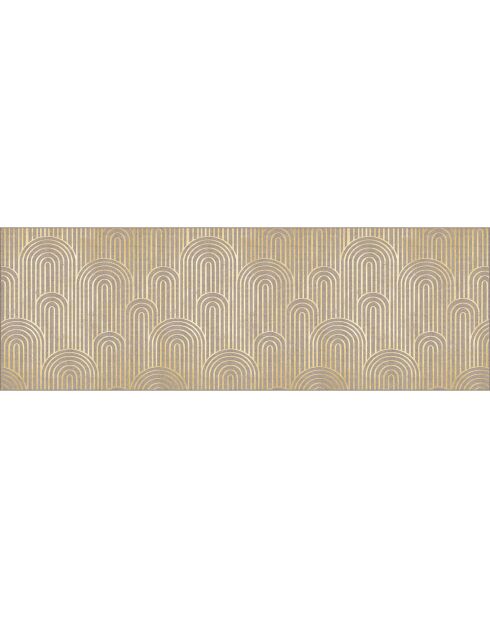 Tête de lit en vinyle Natural Arcos Dorados beige - 100x300 cm