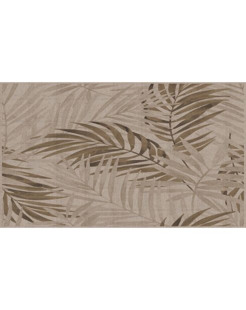 Tête de lit en vinyle Natural Palmeras Sepia beige - 80x105 cm