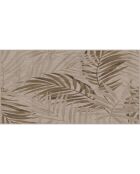 Tête de lit en vinyle Natural Palmeras Sepia beige - 80x150 cm