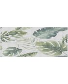 Tête de lit en vinyle Natural Hojas Verdes naturel/vert - 80x180 cm
