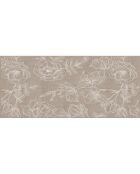 Tête de lit en vinyle Natural Rosas beige - 80x180 cm