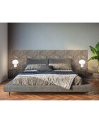 Tête de lit en vinyle Pajaros Yute beige - 80x200 cm