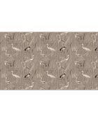 Tête de lit en vinyle Pajaros Yute beige - 80x135 cm