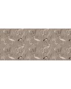 Tête de lit en vinyle Pajaros Yute beige - 80x180 cm