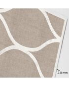 Tête de lit en vinyle Celosía Natural beige - 80x160 cm