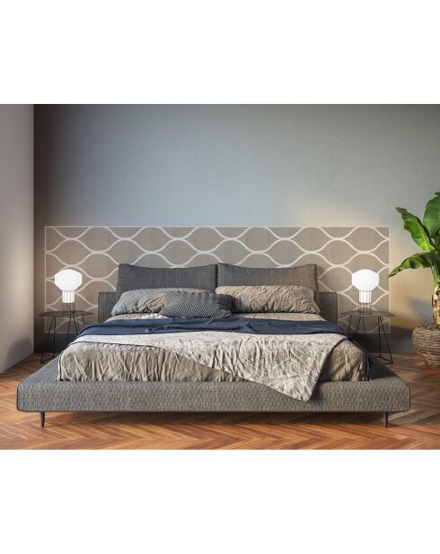 Testiera Celosía in vinile beige naturale - 80x150 cm