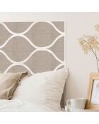 Tête de lit en vinyle Celosía Natural beige - 80x200 cm