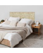 Tête de lit en vinyle Natural Glam Fantasy beige - 80x200 cm