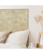 Tête de lit en vinyle Natural Glam Fantasy beige - 80x200 cm