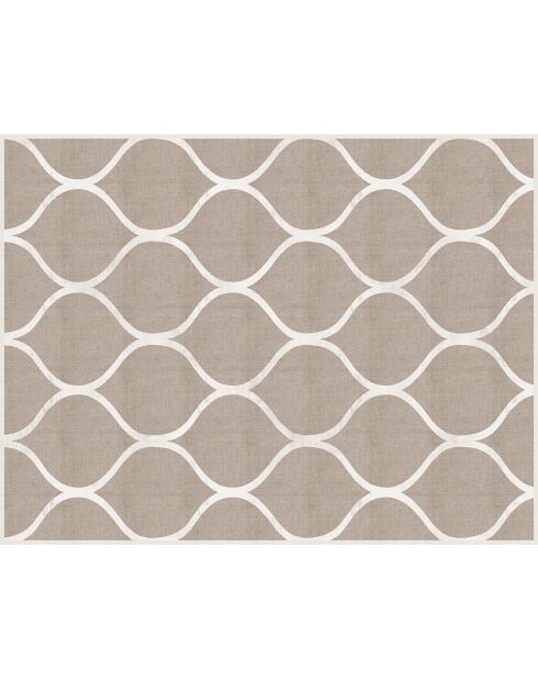Tête de lit en vinyle Celosía Natural beige - 80x105 cm