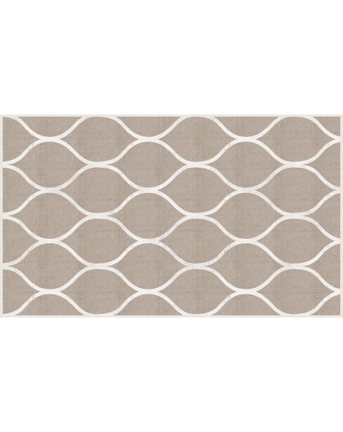 Tête de lit en vinyle Celosía Natural beige - 80x135 cm