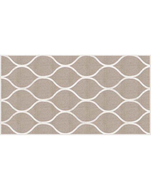 Testiera Celosía in vinile beige naturale - 80x150 cm