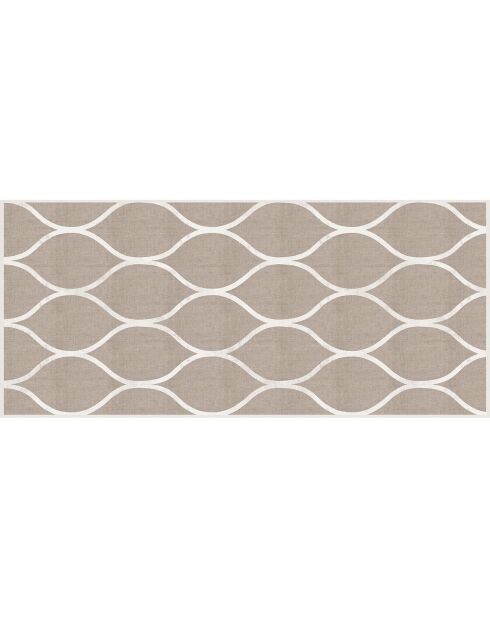 Testiera Celosía in vinile beige naturale - 80x180 cm