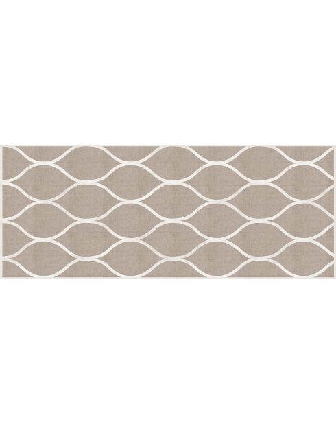 Testiera Celosía in vinile beige naturale - 80x200 cm