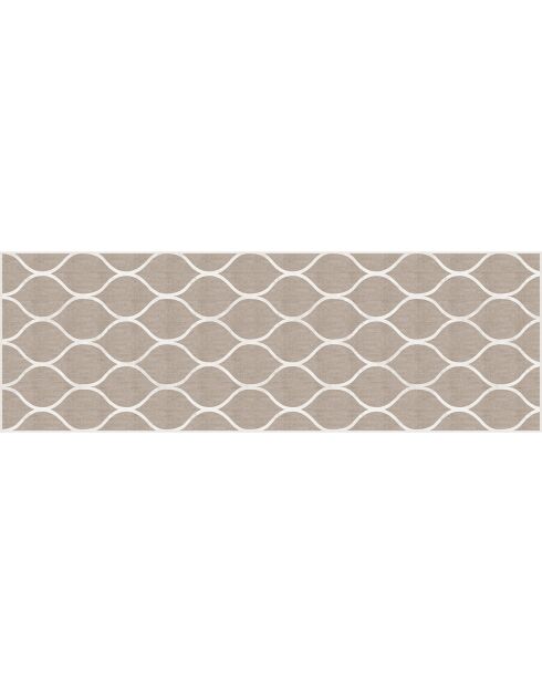 Celosía Testiera in vinile beige naturale - 100x300 cm