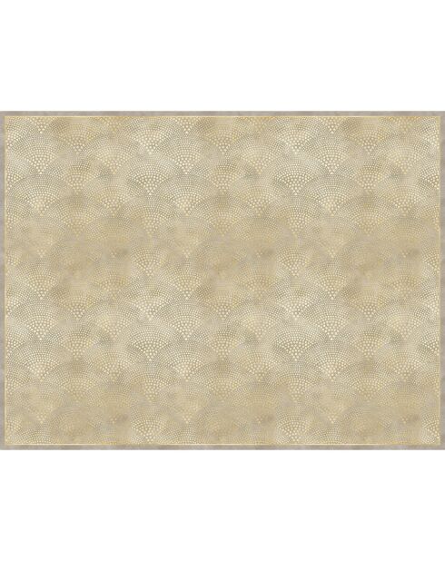 Tête de lit en vinyle Natural Glam Fantasy beige - 80x105 cm