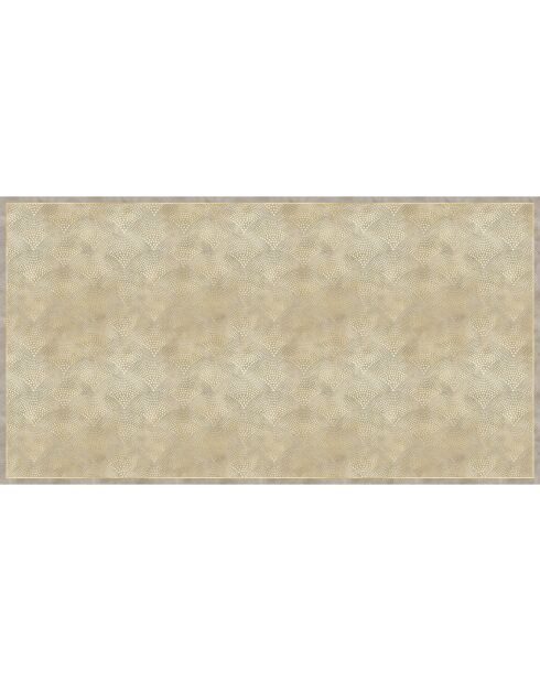 Natural Glam Fantasy Kopfteil aus beigem Vinyl, 80 x 150 cm