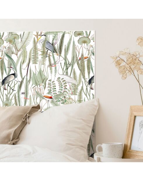 Tête de lit en vinyle Aves del Paraíso multicolore - 80x200 cm