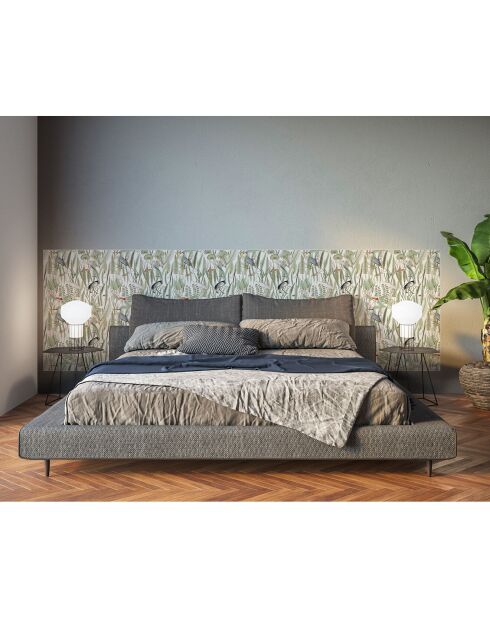 Tête de lit en vinyle Aves del Paraíso multicolore - 80x200 cm