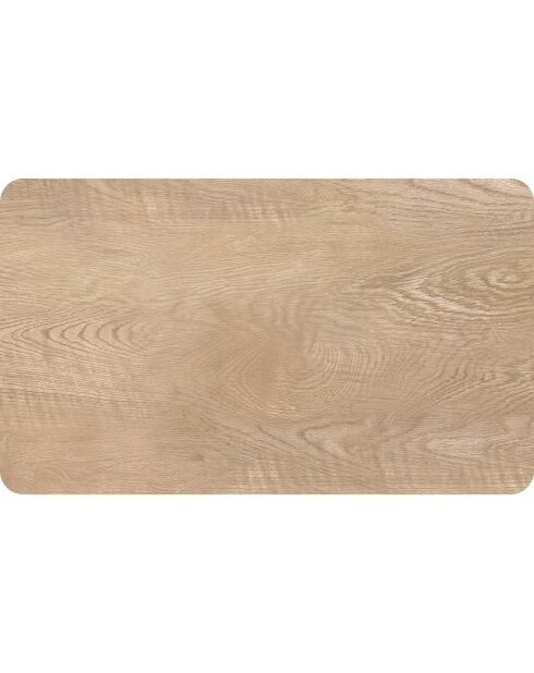 Tête de lit en vinyle Madera Esquinas Redondeadas beige - 80x135 cm