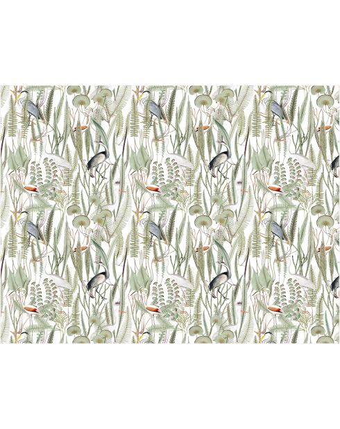 Testiera in vinile Aves del Paraíso multicolore - 80x105 cm