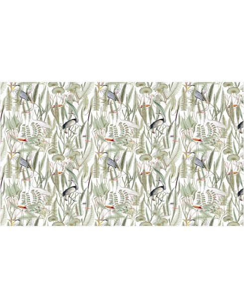 Tête de lit en vinyle Aves del Paraíso multicolore - 80x135 cm