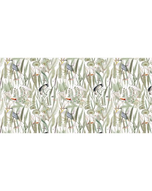 Testiera in vinile Aves del Paraíso multicolore - 80x160 cm