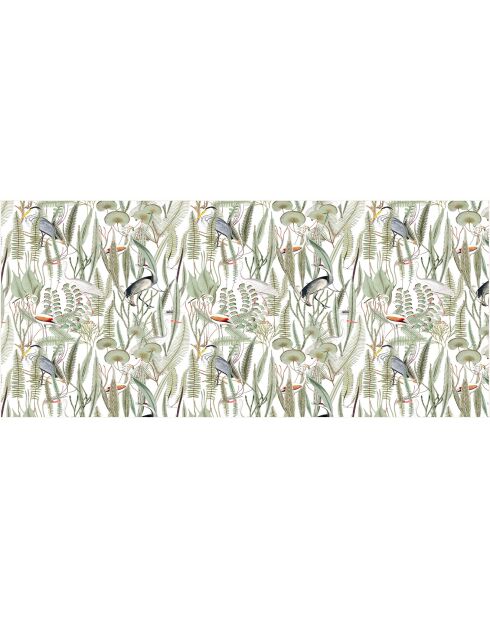 Testiera in vinile Aves del Paraíso multicolore - 80x180 cm