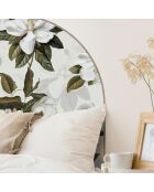 Tête de lit en vinyle Arco Magnolias multicolore - 160x165 cm