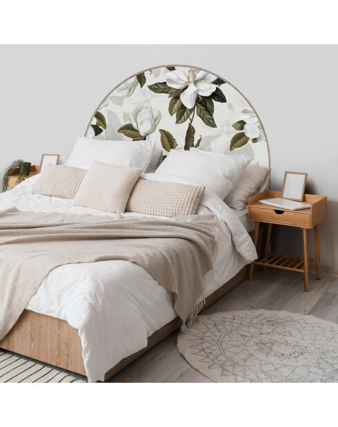 Testiera in vinile multicolore Arco Magnolias - 160x165 cm