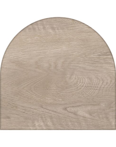 Tête de lit en vinyle Arco Imitación Madera 1 beige - 160x165 cm