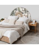 Tête de lit en vinyle Arco Jardín Exótico multicolore - 160x165 cm