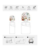 Tête de lit en vinyle Arco Jardín 1 multicolore - 160x165 cm