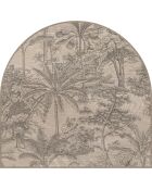 Tête de lit en vinyle Arco Árboles beige - 90x90 cm