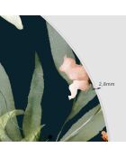Tête de lit en vinyle Arco Floral Acuarela multicolore - 160x165 cm