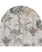 Tête de lit en vinyle Arco Tropical en Tela multicolore - 90x90 cm