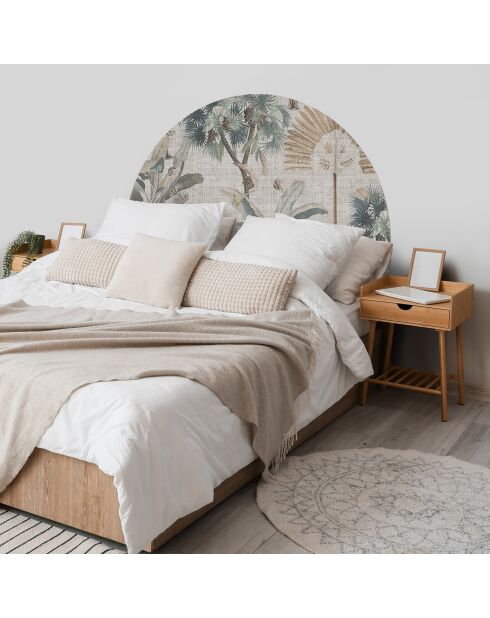 Testiera in vinile Arco Tropical in Tela multicolore - 90x90 cm