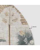 Tête de lit en vinyle Arco Tropical en Tela multicolore - 90x90 cm