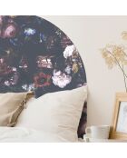Tête de lit en vinyle Arco Rosas Sobre multicolore - 90x90 cm