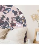 Tête de lit en vinyle Arco Rosas Sobre multicolore - 90x90 cm
