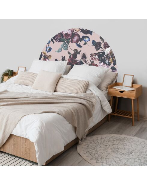 Tête de lit en vinyle Arco Rosas Sobre multicolore - 90x90 cm