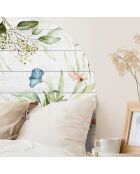 Tête de lit en vinyle Arco Jardín 2 multicolore - 90x90 cm