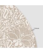Tête de lit en vinyle Arco Chandra beige - 90x90 cm
