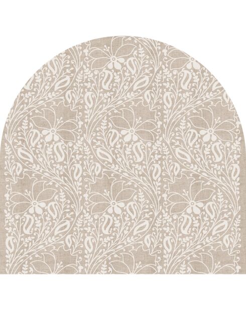 Testiera in vinile beige Arco Chandra - 90x90 cm